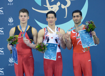 Bakıda idman gimnastikası üzrə Dünya Kubokunda ilk qaliblərin mükafatlandırma mərasimi keçirilib. Azərbaycan, 21 fevral, 2016